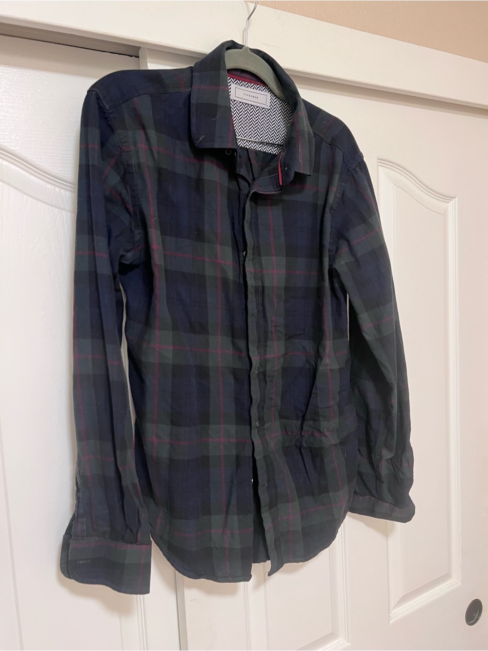 Five Four plaid button up - Med